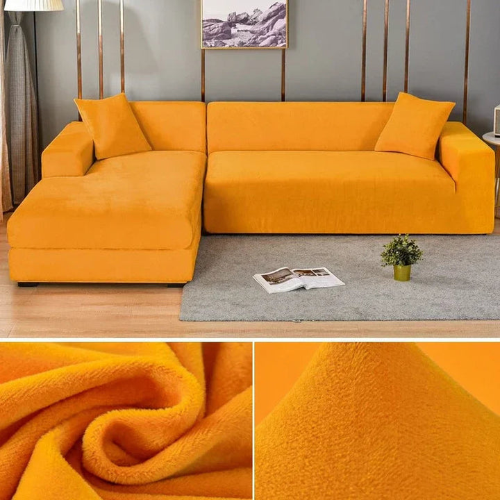Sofina Stretch Velvet Sofa Cover with Luxurious Finish