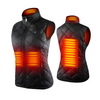 Women's heated gilet with 9 zones and dual controls