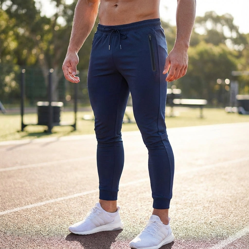 Slim Fit Cotton-Blend Joggers - Johnny