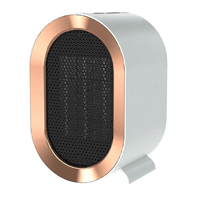 Portable heater that warms up quickly, with overheating protection
