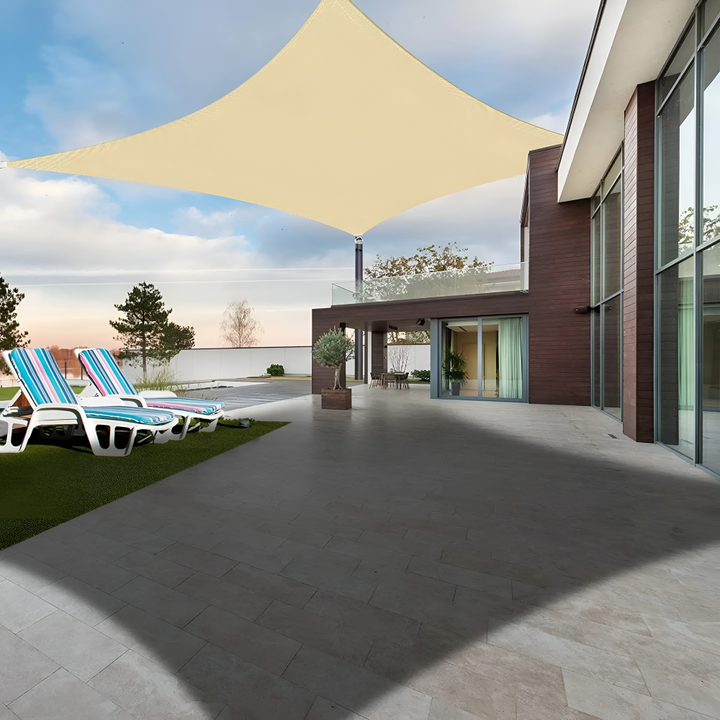 Waterproof Rectangular Shade Sail | Waterproof Outdoor Fabric | UV Protection | SkyCover