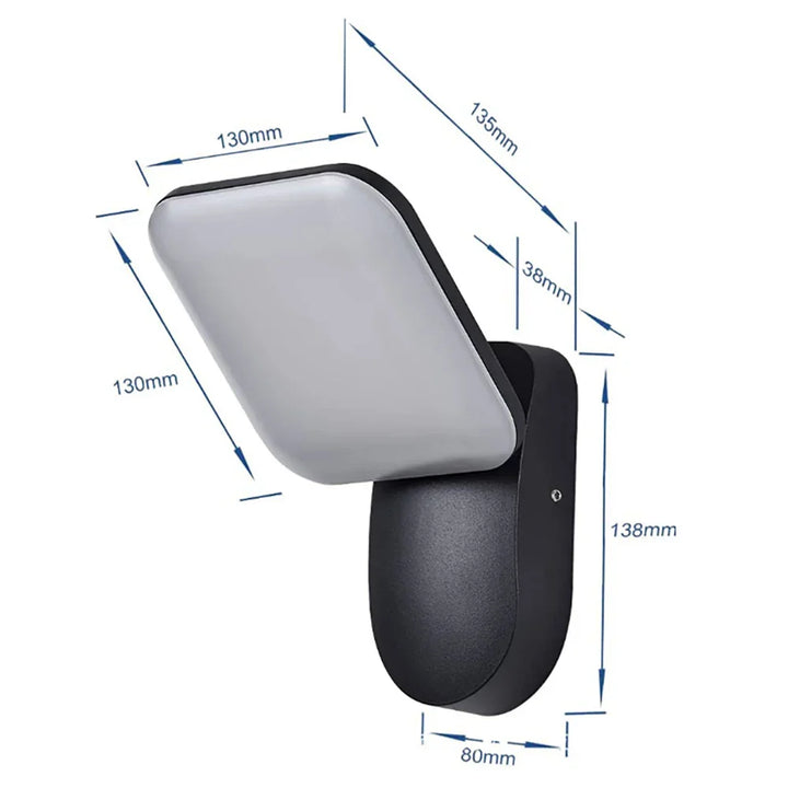 Waterproof Outdoor Wall Light with PIR Motion Sensor (12W) – Smart Illumination for Enhanced Security