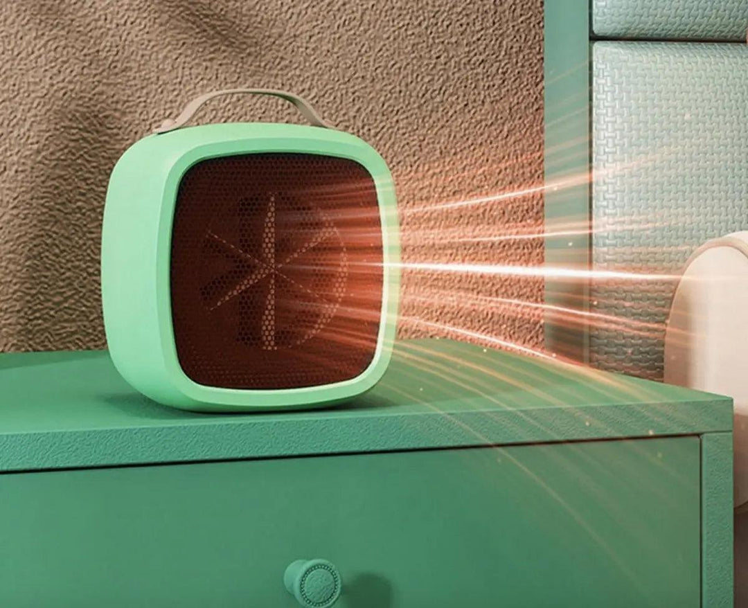 Compact mini heater in a modern design for any room
