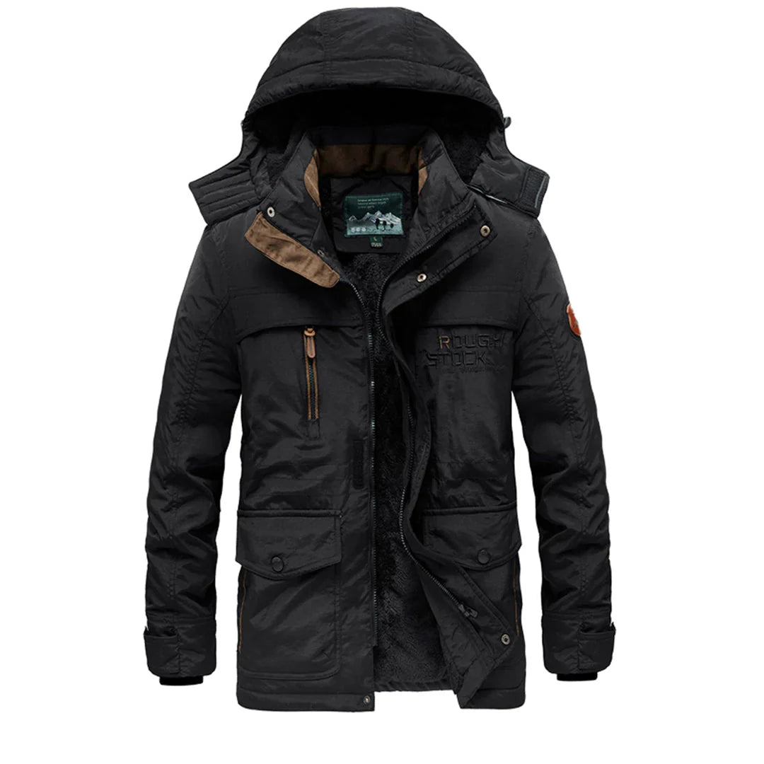 Stylish Winter Coat with Hood for Men
