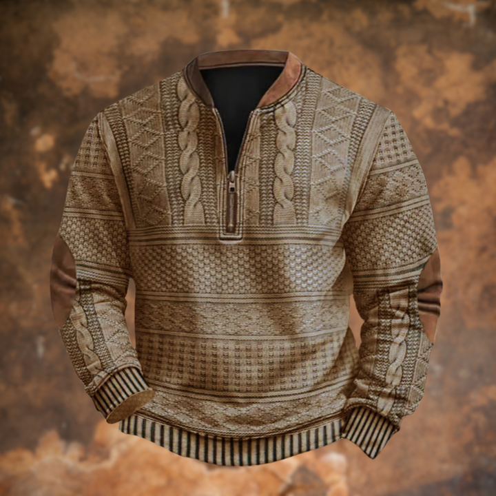 Men's jumper | Practical quarter zip & warming fit