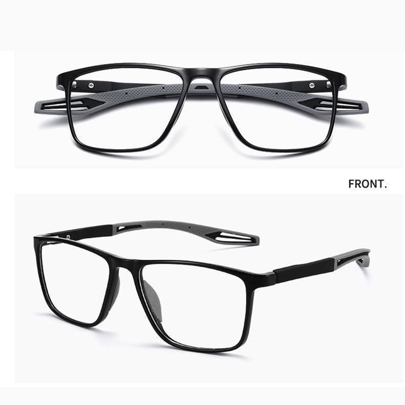 Unisex multifocal reading glasses with modern design
