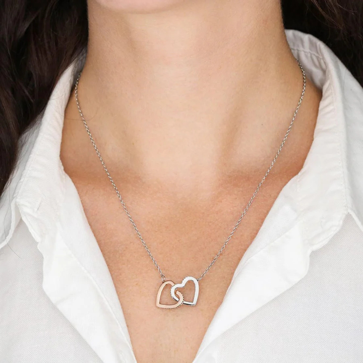 Women's Two Heart Pendant Necklace