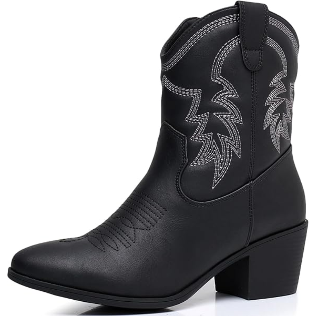 Classic Mid-Calf Cowgirl Boots - Tammy