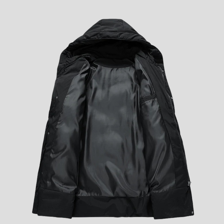 Men’s Parka Coat – Elegant Shield for Harsh Weather