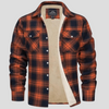 Men’s Plaid Jacket with Fleece Lining