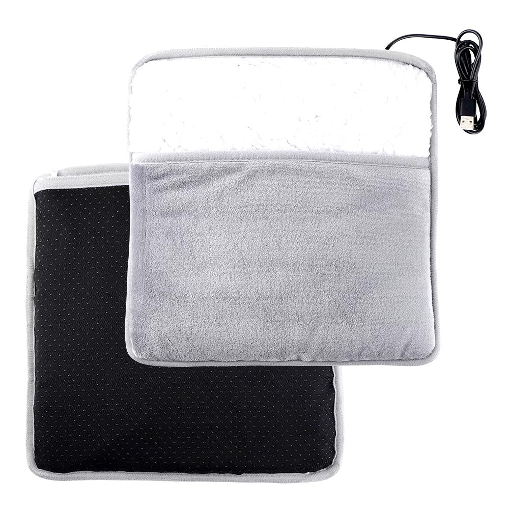 USB foot warmer in soft flannel with 40 °C warmth