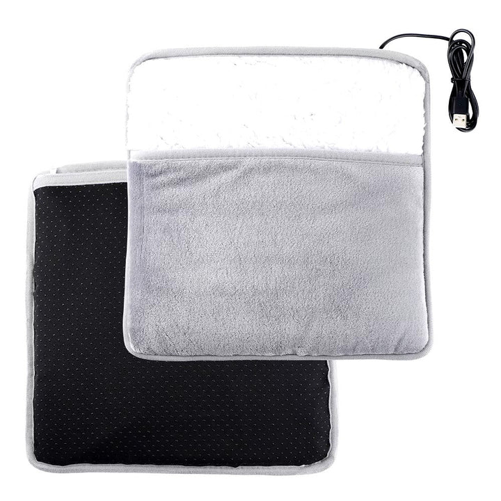 USB foot warmer in soft flannel with 40 °C warmth