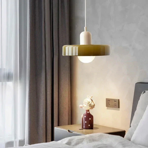 Bauhaus Stained Glass Pendant Lamp