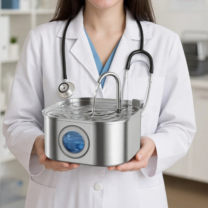 SereneFlow Vet-Grade Pet Fountain for Quiet Operation and Easy Cleaning