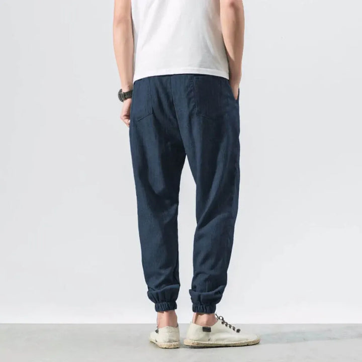 Men’s Cotton-Linen Comfort Pants – Lightweight Everyday Wear