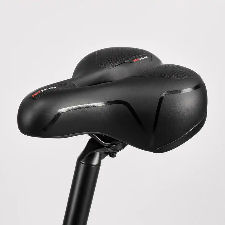 Ergonomic comfort bicycle seat with cut-out – with 2-inch thick foam and waterproof PU leather