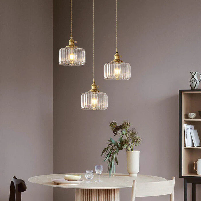 Crystal Chandelier with Adjustable Height in Vintage Style