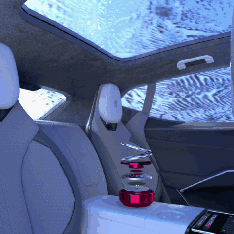Solar-powered car windscreen heater against ice and condensation