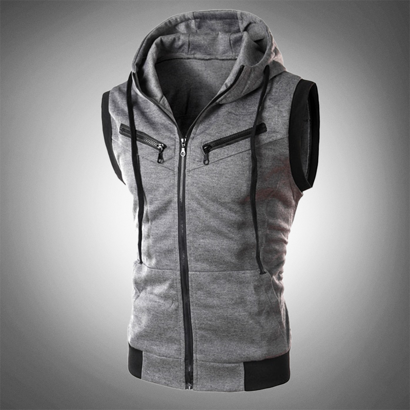 Stylish Slim-Fit Hooded Gilet - Ricardo
