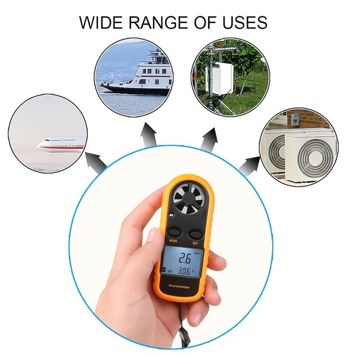 Compact Digital Anemometer – Portable and Precise for Outdoor Measurements