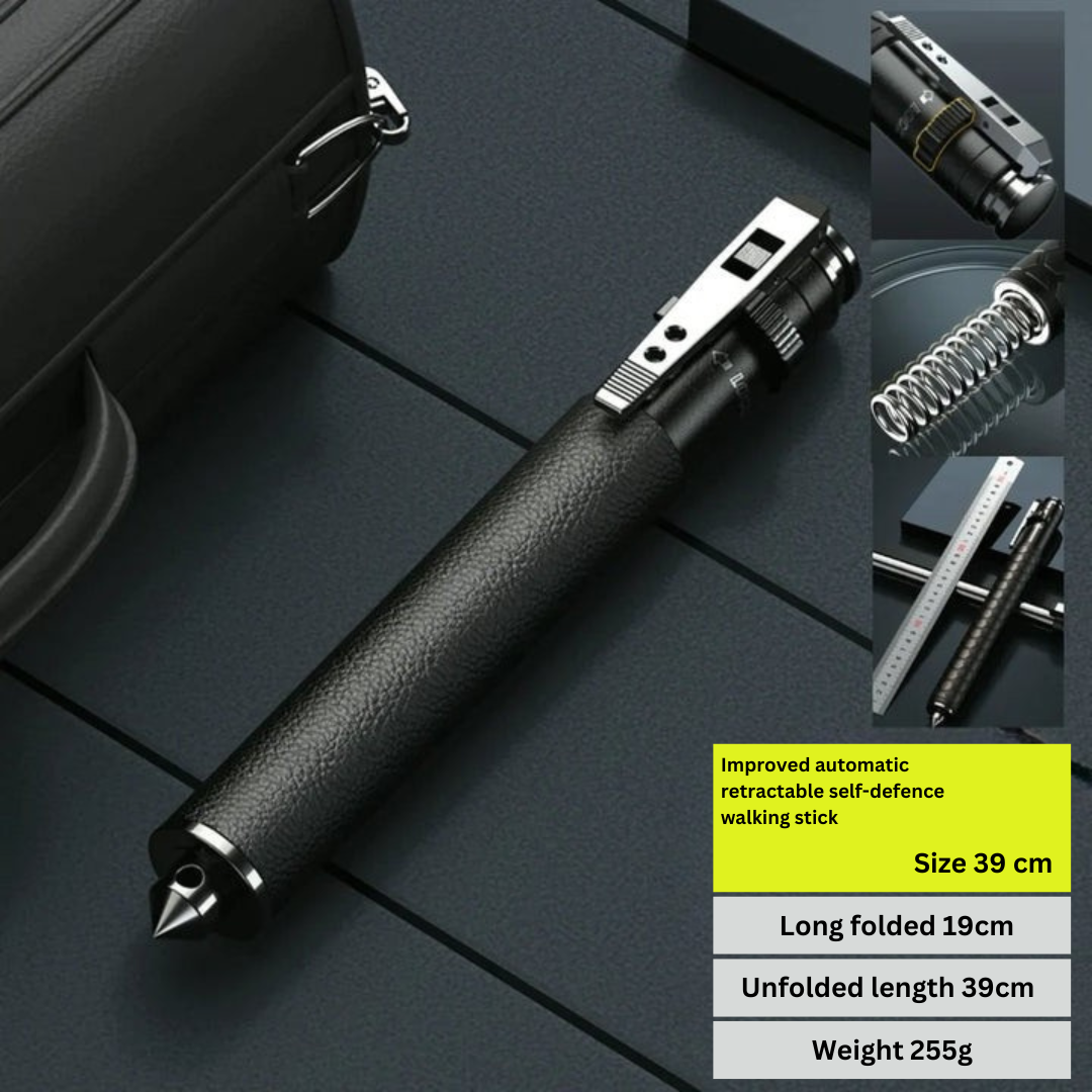 Automatic Self-Defence Walking Stick for Urban Safety – Beckmiller