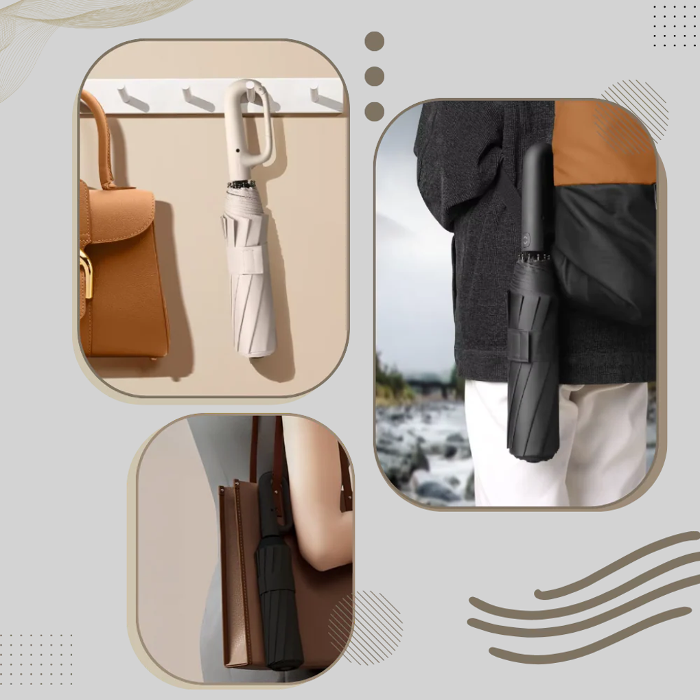 Auto-Lock Umbrella – Reliable Design with Weather-Ready Features