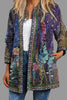 Women’s Floral Printed Cardigan – Casual Layered Print