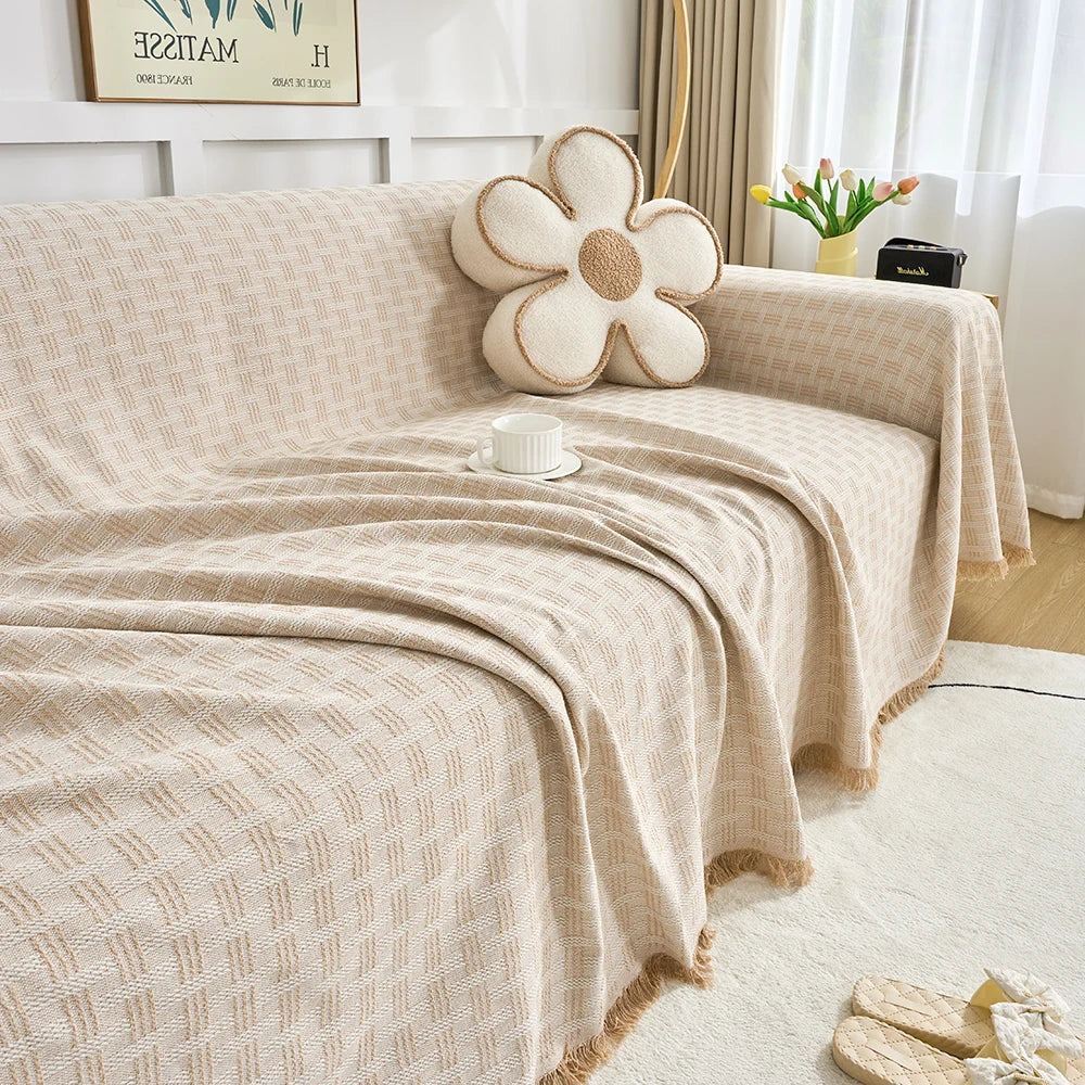 LuxeHome Sofa Cover - Reversible Design - Extra Large