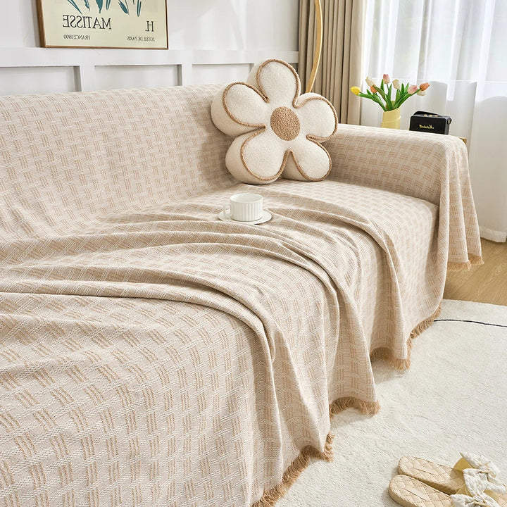 LuxeHome Sofa Cover - Reversible Design - Extra Large