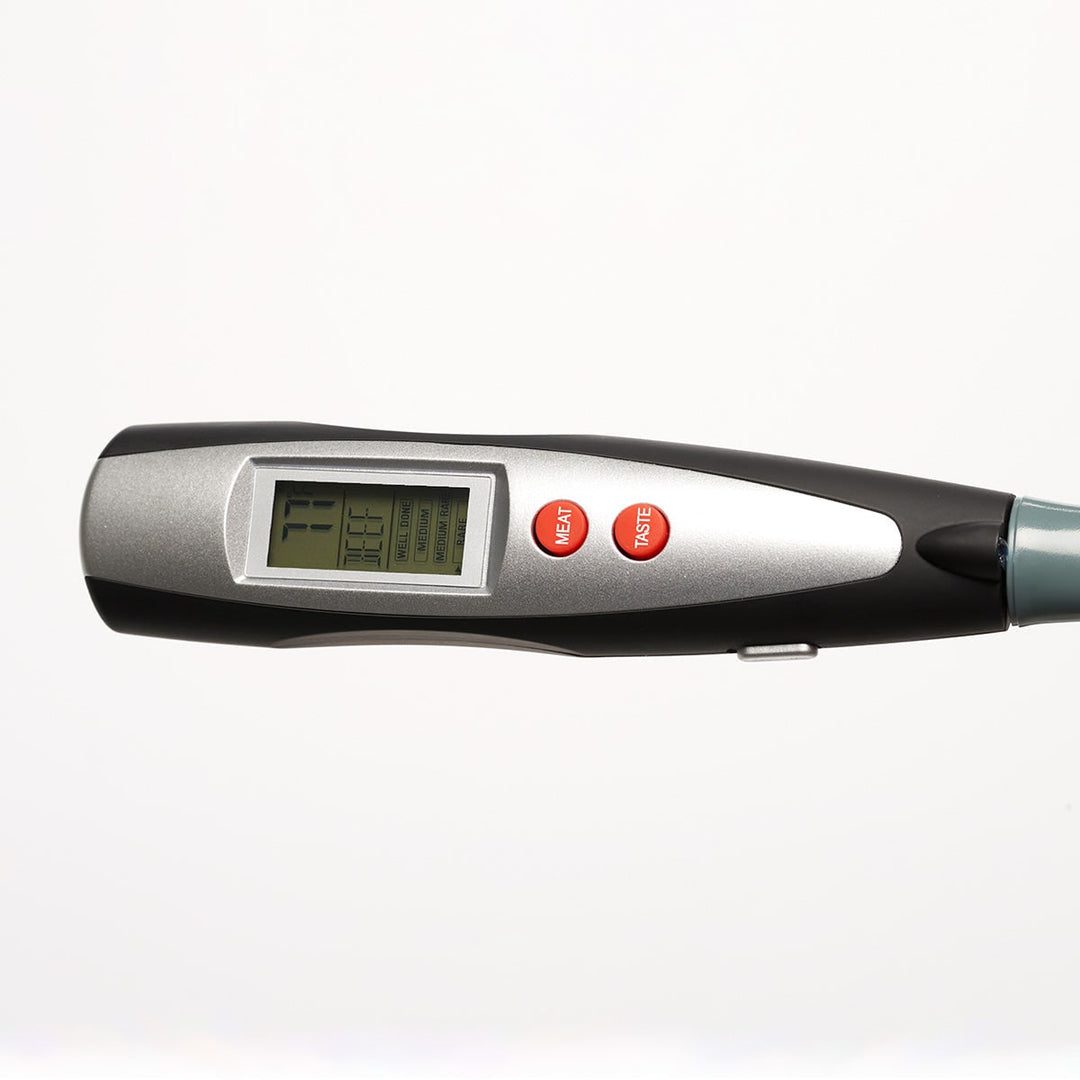 Bbq Fork Thermometer Digital Instant Read Meat with Lcd Backlight Stainless Steel Prongs