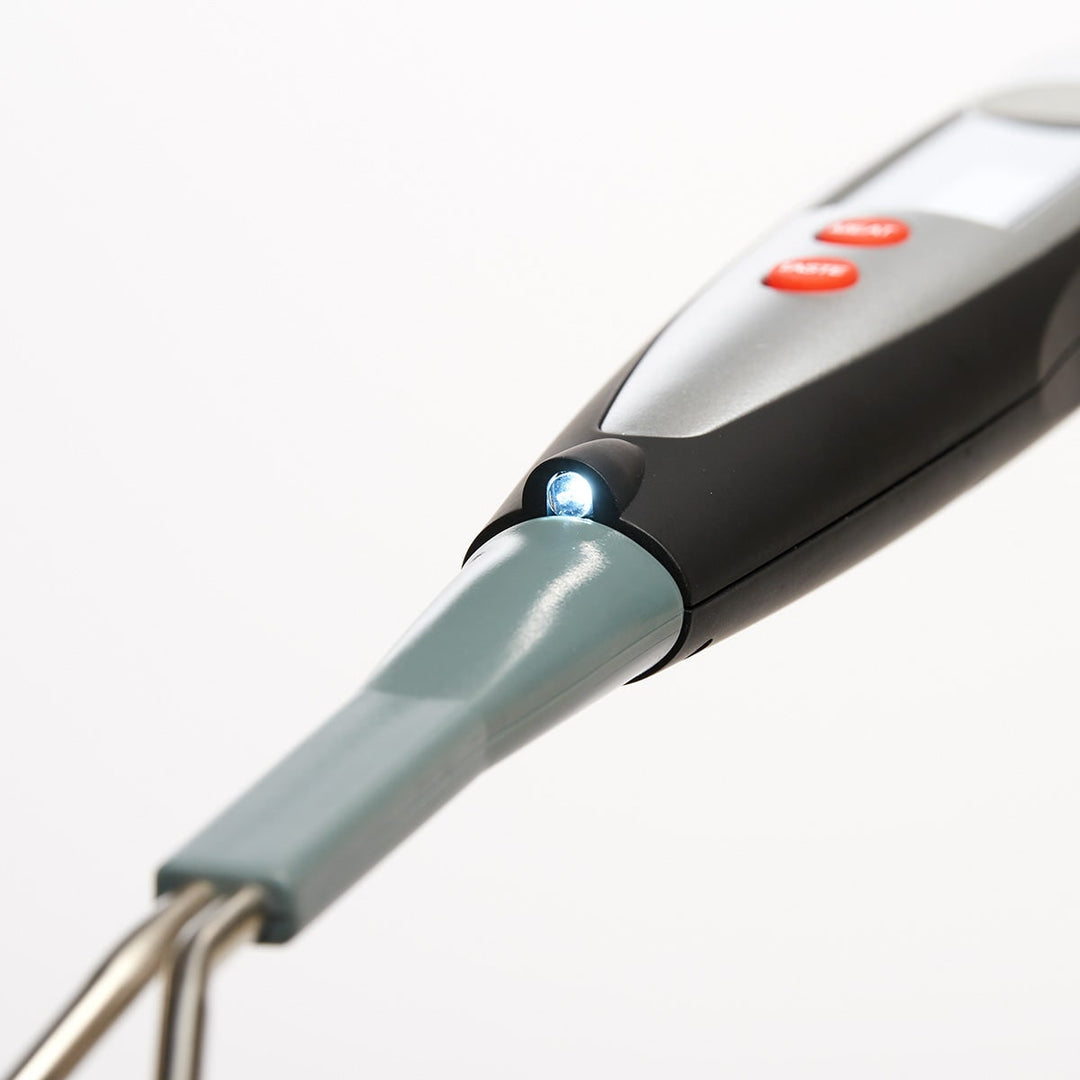 Bbq Fork Thermometer Digital Instant Read Meat with Lcd Backlight Stainless Steel Prongs