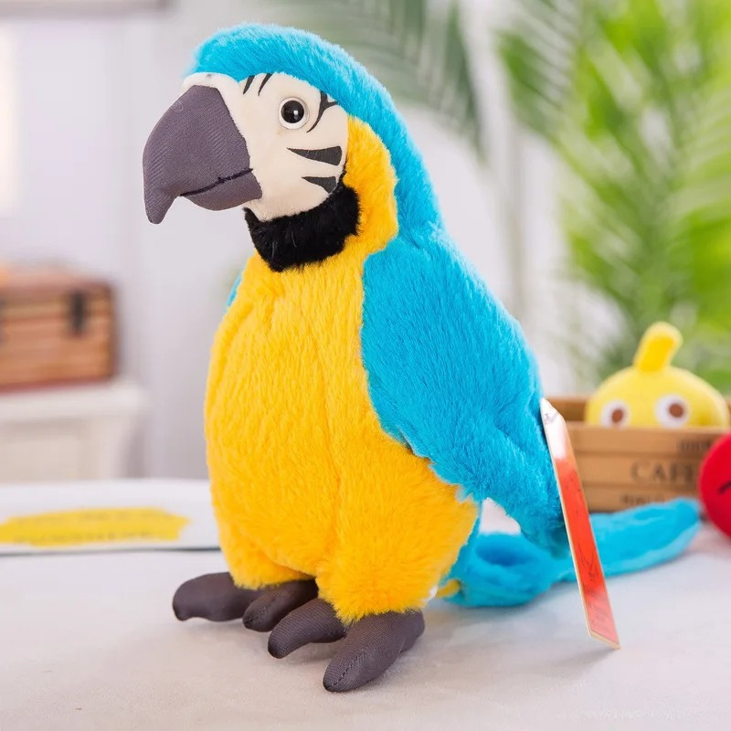 The Talking Parrot Soft Toy - Squawkie