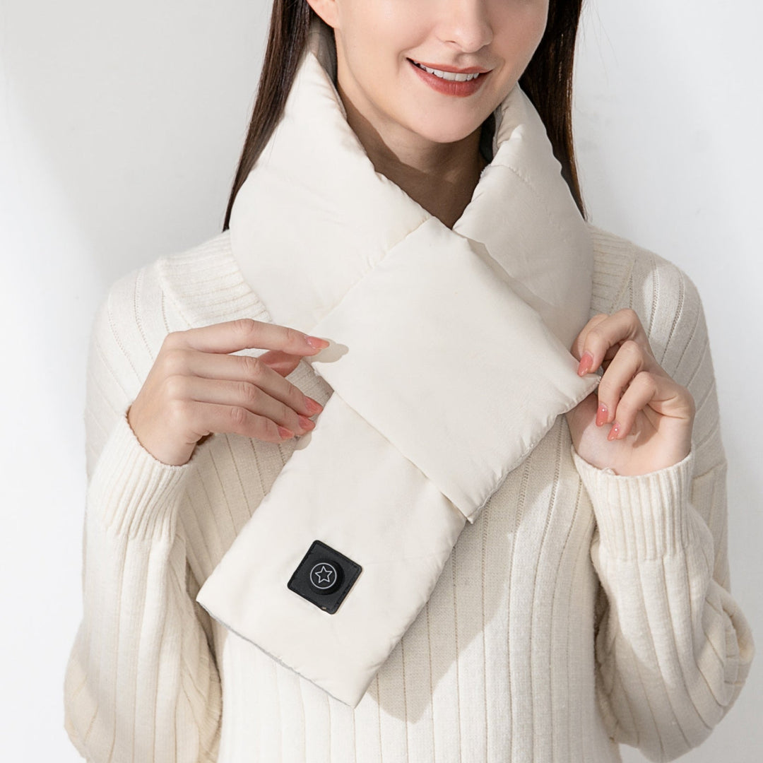 Heated cotton scarf with graphene heating