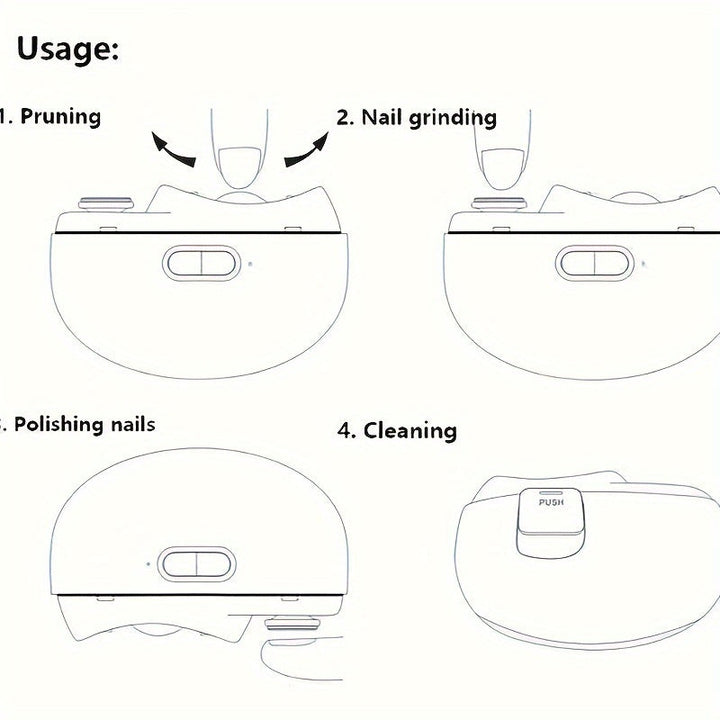 Smart Electric Nail Trimmer – Safe and Convenient