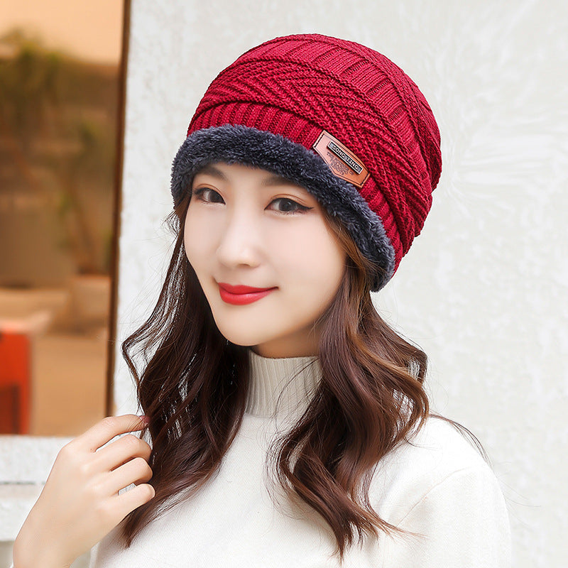 Knitted balaclava with neck warmer – warm and windproof