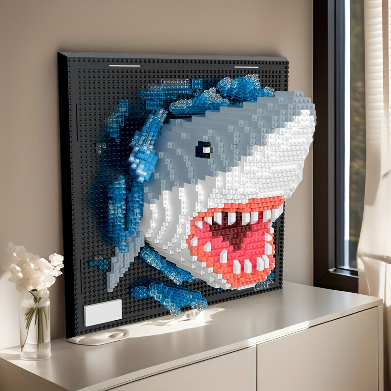 3D Creative Building Blocks – Shark and Eagle Collection