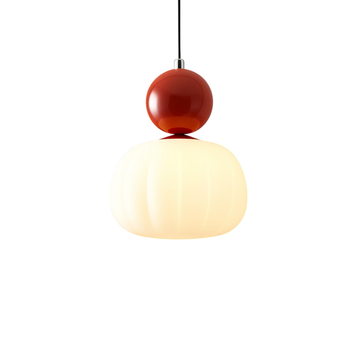 Ceiling Light Modern Pendant Hanging with Translucent Shade and Spherical Accent Diffused Lighting