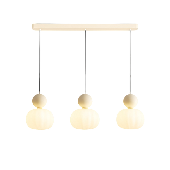 Ceiling Light Modern Pendant Hanging with Translucent Shade and Spherical Accent Diffused Lighting