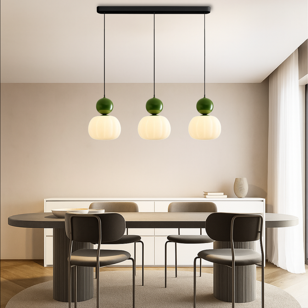 Ceiling Light Modern Pendant Hanging with Translucent Shade and Spherical Accent Diffused Lighting