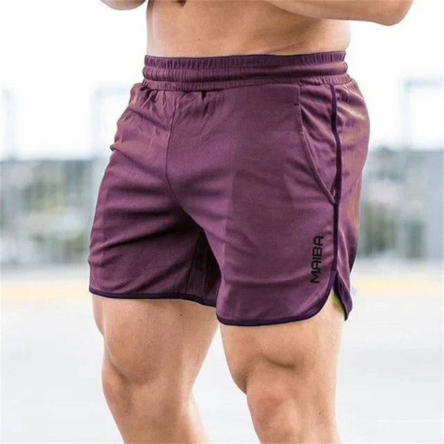 Slim-Fit Elastic Men's Swimming Trunks