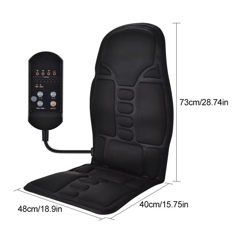 Chair massage cushion with heat and 7 motors