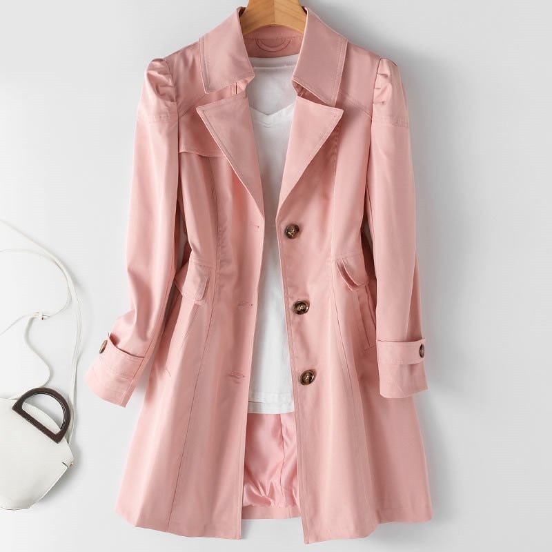 Classic Women's Trench Coat - Amelia