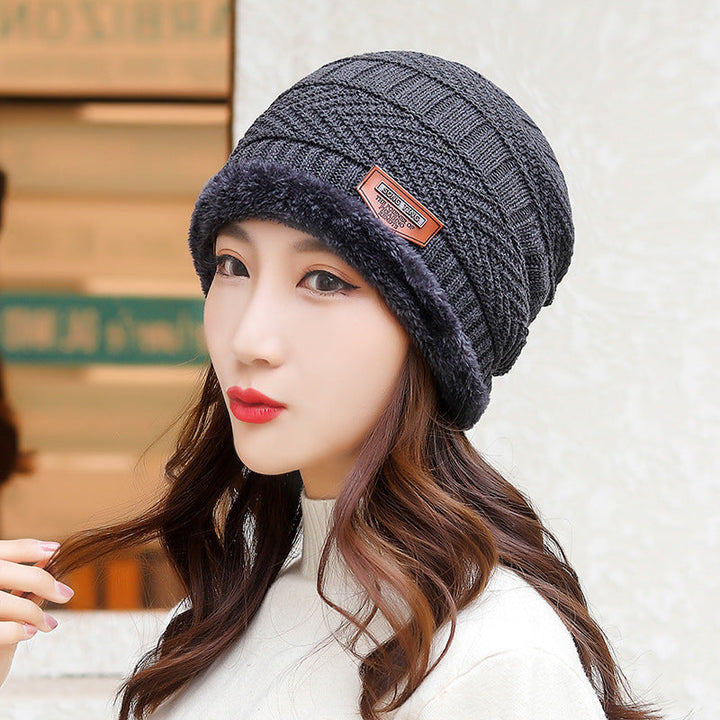 Knitted balaclava with neck warmer – warm and windproof