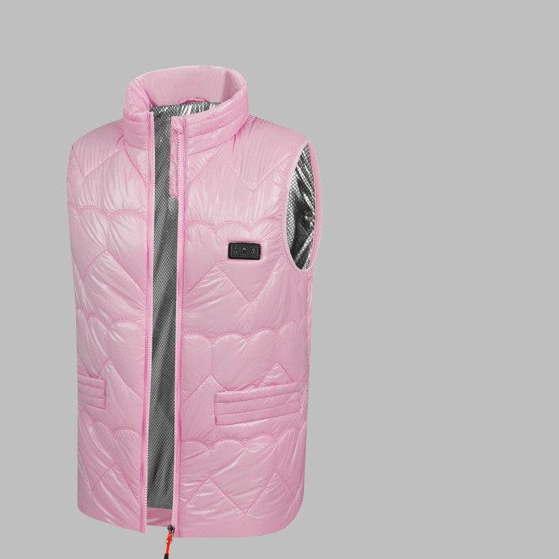 Women's heated cardigan with USB, loose fit and 3 settings