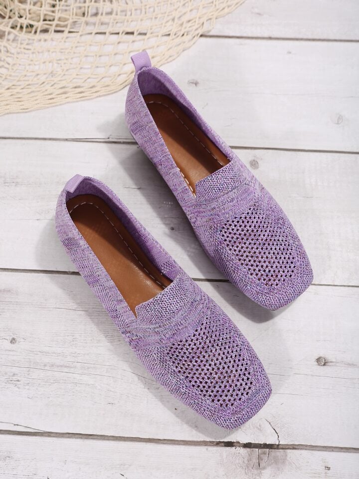 Women's orthopaedic slip-on trainers with soft footbed, breathable mesh