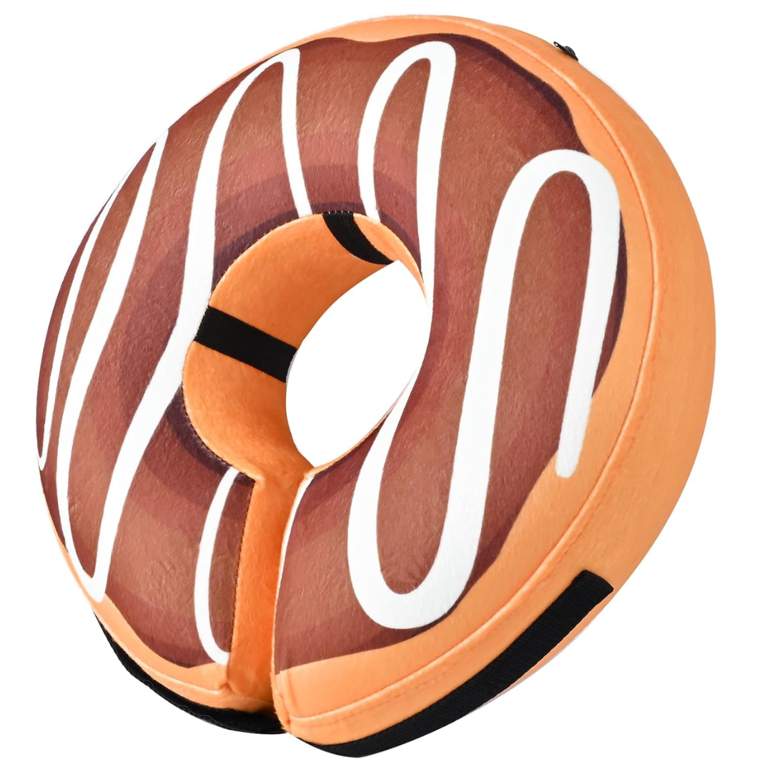 Inflatable Protective Collar for Dogs - Soft, Comfortable Recovery Ring