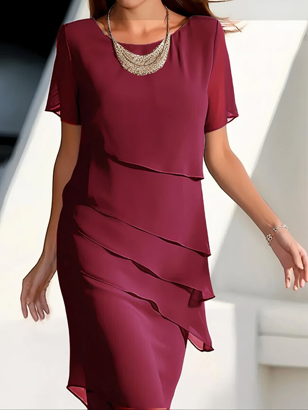 Summer Chiffon Dress – Mirella