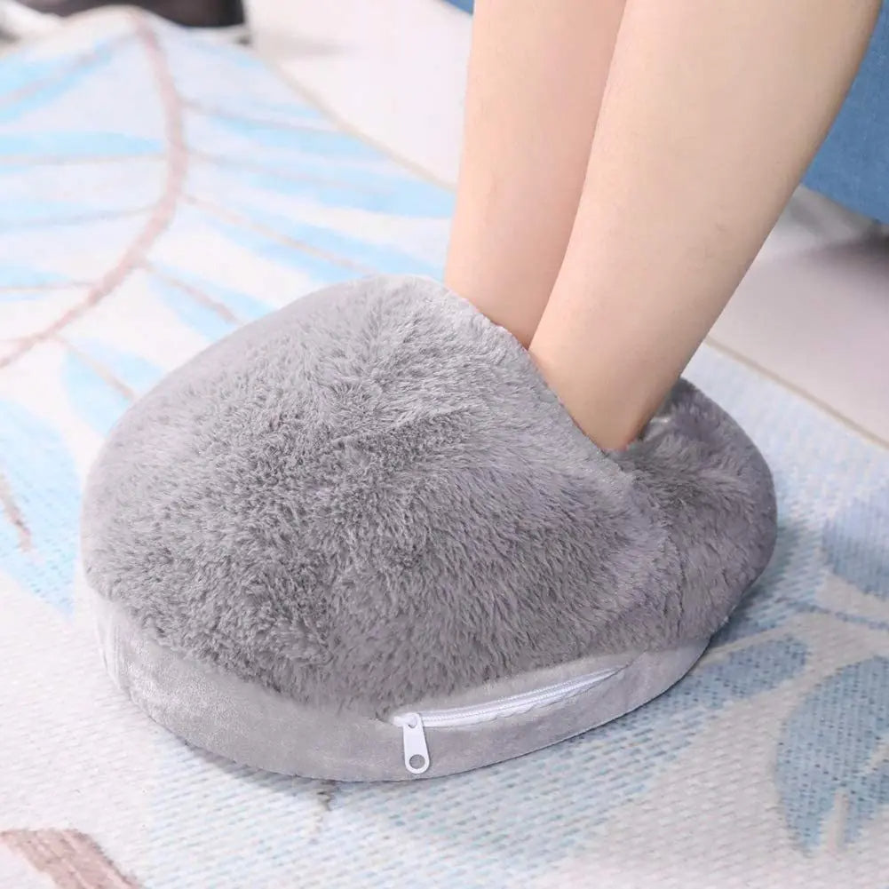 Soft velvet USB foot warmer with constant warmth