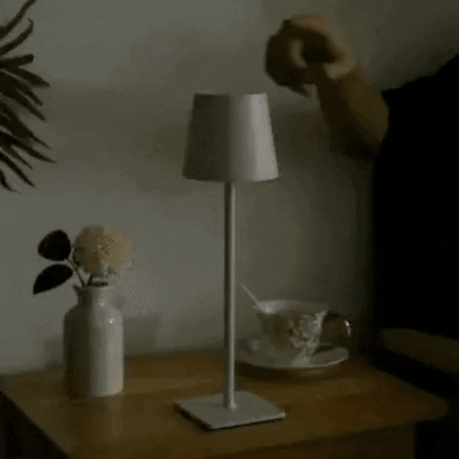 Rechargeable Wireless Table Lamp - Elegant LED for Indoor and Outdoor Use