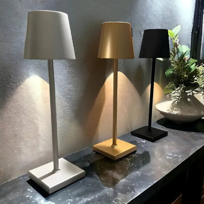 Rechargeable Wireless Table Lamp - Elegant LED for Indoor and Outdoor Use